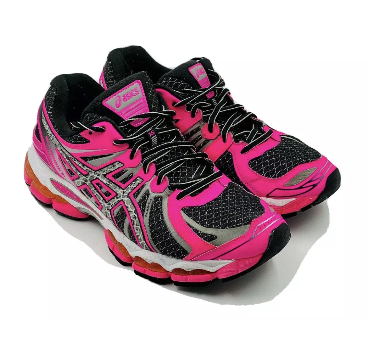 Asics Gel Nimbus 15 Lite Show Pink Marathon Running Womens Size 7.5 | eBay