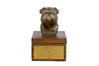 Brüsseler Griffon braune Urne Art-Dog