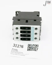 31276 SIEMENS POWER CONTACTOR, 12A (NEW) 3RT1024-1AG20