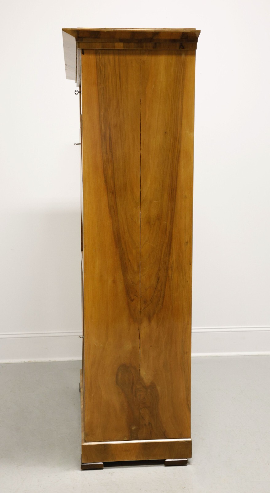 Antique 19th Century Walnut Austrian Biedermeier Abatante Secretary Desk