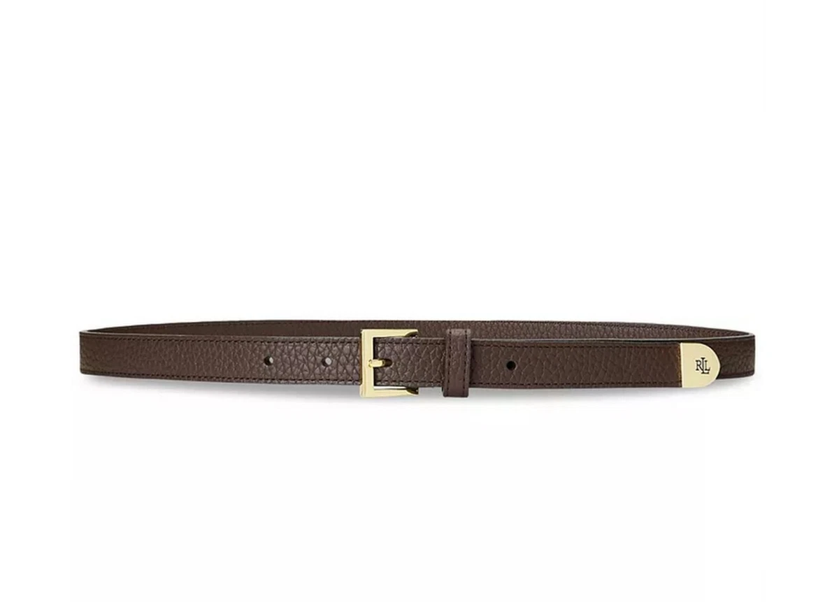 Lauren Ralph Lauren Skinny Belts for Women | eBay LAUREN RALPH LAUREN LARGE BROWN ITALIAN LEATHER .75\