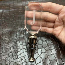 RARE MUDPIE 2008 COSMOPOLITAN HOME BOTTLE TOPPER MONOGRAMMED J