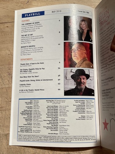 LA CAGE AUX FOLLES May 2010 Broadway Playbill! BIRDCAGE Musical! ROBIN De JESUS+ - Picture 2 of 7