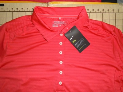red nike golf polo shirt