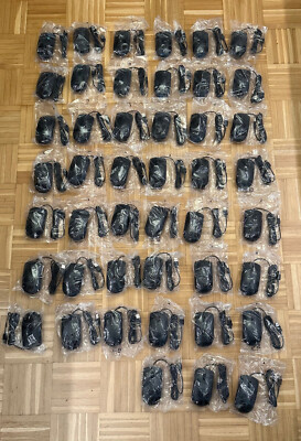 45 Stück Maus DELL MS116p, Schwarz, USB Kabelgebunden,