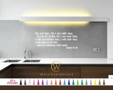 Isaiah 41:10 Do Not Fear For I am With You Your God Bible Wall Quote Vinyl Decal