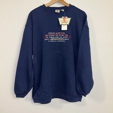 Vintage 1990  s Levis Jeanswear, Womens Crewneck, Deadstock NWT, Size Medium