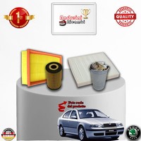 Set Service 4 Filter Skoda Octavia 1.9 Tdi 81KW 110CV Von 1997-> 2006