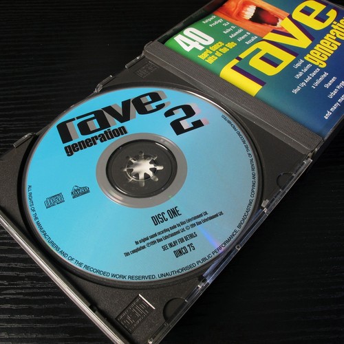 Rave Generation 2 UK 2xCD FAT BOX The Prodigy/The KLF/Bizarre Inc/Orbital #0708 - Picture 3 of 4