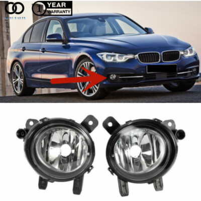 For 2012-2018 BMW 3 Series F30 F35 LCI 320i 328d 330e Fog Lights LED Lamps