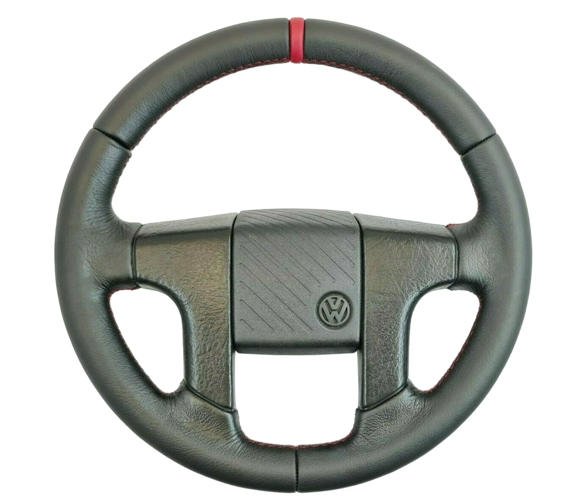 VW VOLKSWAGEN MK2 GOLF II 2 GTI NEW LEATHER STEERING WHEEL RED