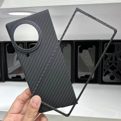 Aramid Carbon Faser Extrem Dünn Case BackCover Schutzhülle für VIVO X Fold 3 Pro