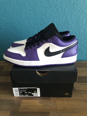 jordan 1 court purple size 10
