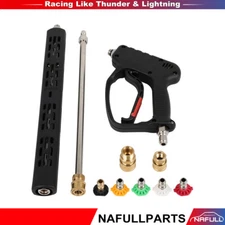 5000PSI High Pressure Power Washer Spray Gun Wand Lance Nozzle Tips Kit M22