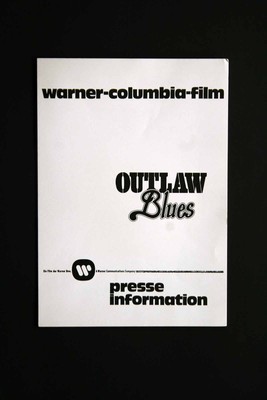 Outlaw Blues - Susan Saint James - Peter Fonda - John Crawford - Presseheft