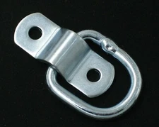 (20) 1/4" Rope Rings Tie Down D Rings Cargo Trailer Enclosed Van Strap Tarp Ring