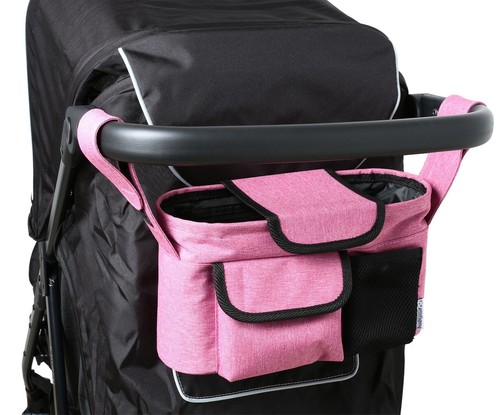 Kinderwagen Wickeltasche Organizer Buggy Isolierte Flaschenhalter - Bild 9 von 15