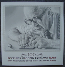 Slania-100th anniversary of the birth. Folder version II. Limited edition Rare !