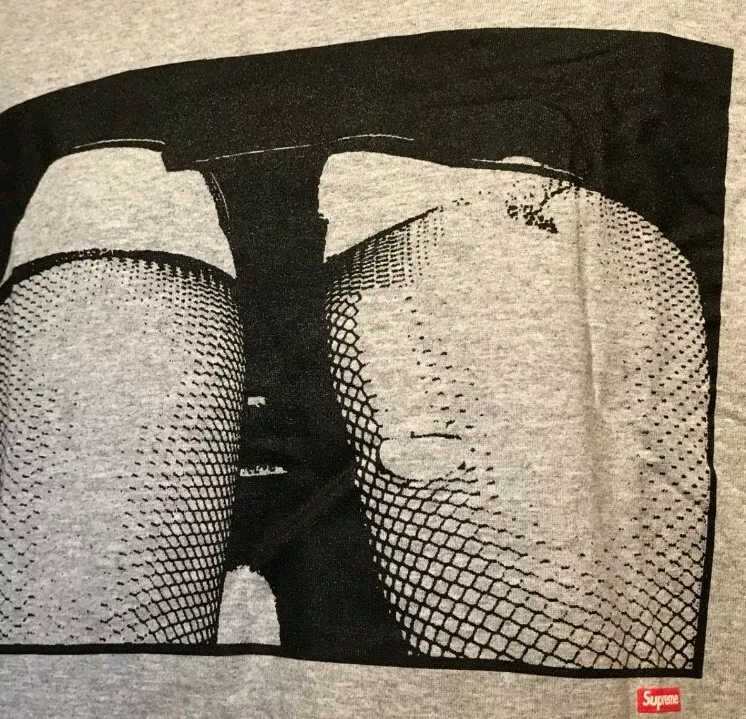 FW09 Supreme Upskirt tee gris T shirt L grand vintage 2009 ultra rare neuf