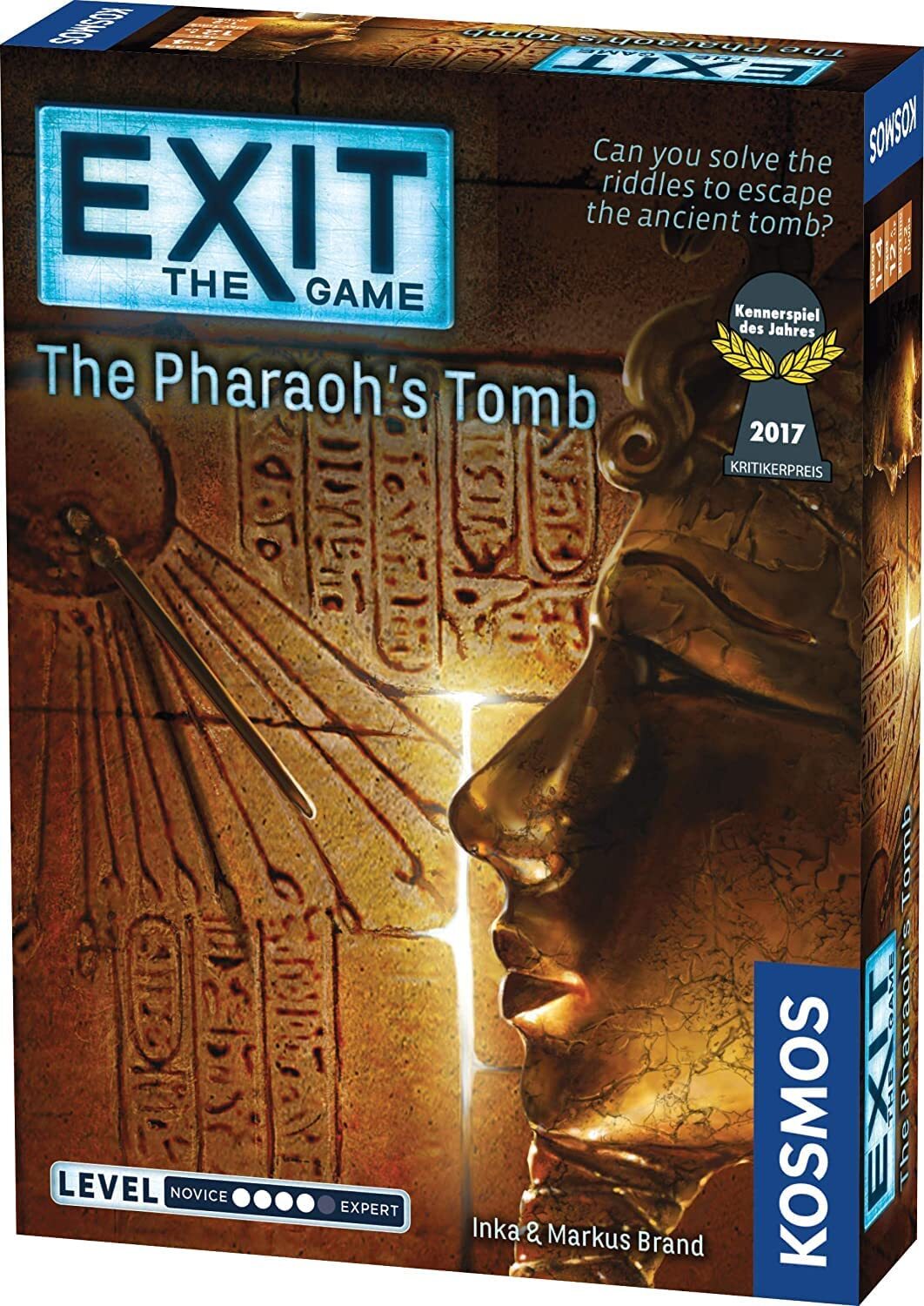 Thames & Kosmos - EXIT: The Pharaoh's Tomb - Level: 4/5 - Unique Escape Room Game - 1-4 Players - Puzzle Solving Strategy Board Games for Adults & Kids, Ages 12+ - 692698 - Image 6