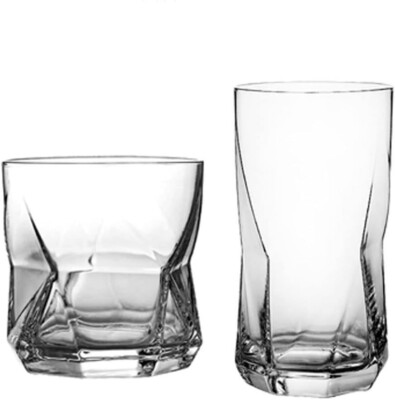 Ikea Trinkbecher kurz hoch Gläser Set klar Saft Wasser Gläser 45/30cl