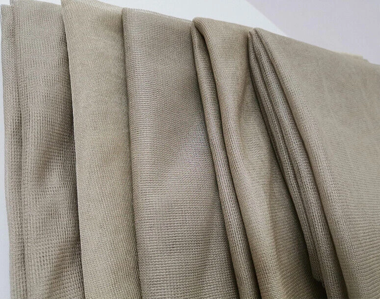 EMF Radiation Protection RFID Blocking Cloth Silver Fiber Sheer Mesh EMI Fabric - Image 3 of 4