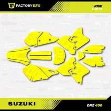 Code Yellow Rise Racing Graphic Kit fits Suzuki Drz400 Drz 400 Drz400sm 400sm