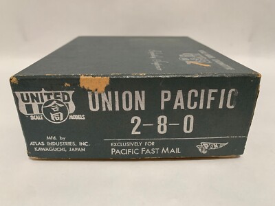 BRASS United Sale Models HO 2-8-0 Union Pacific #6201 (painted/weathered)