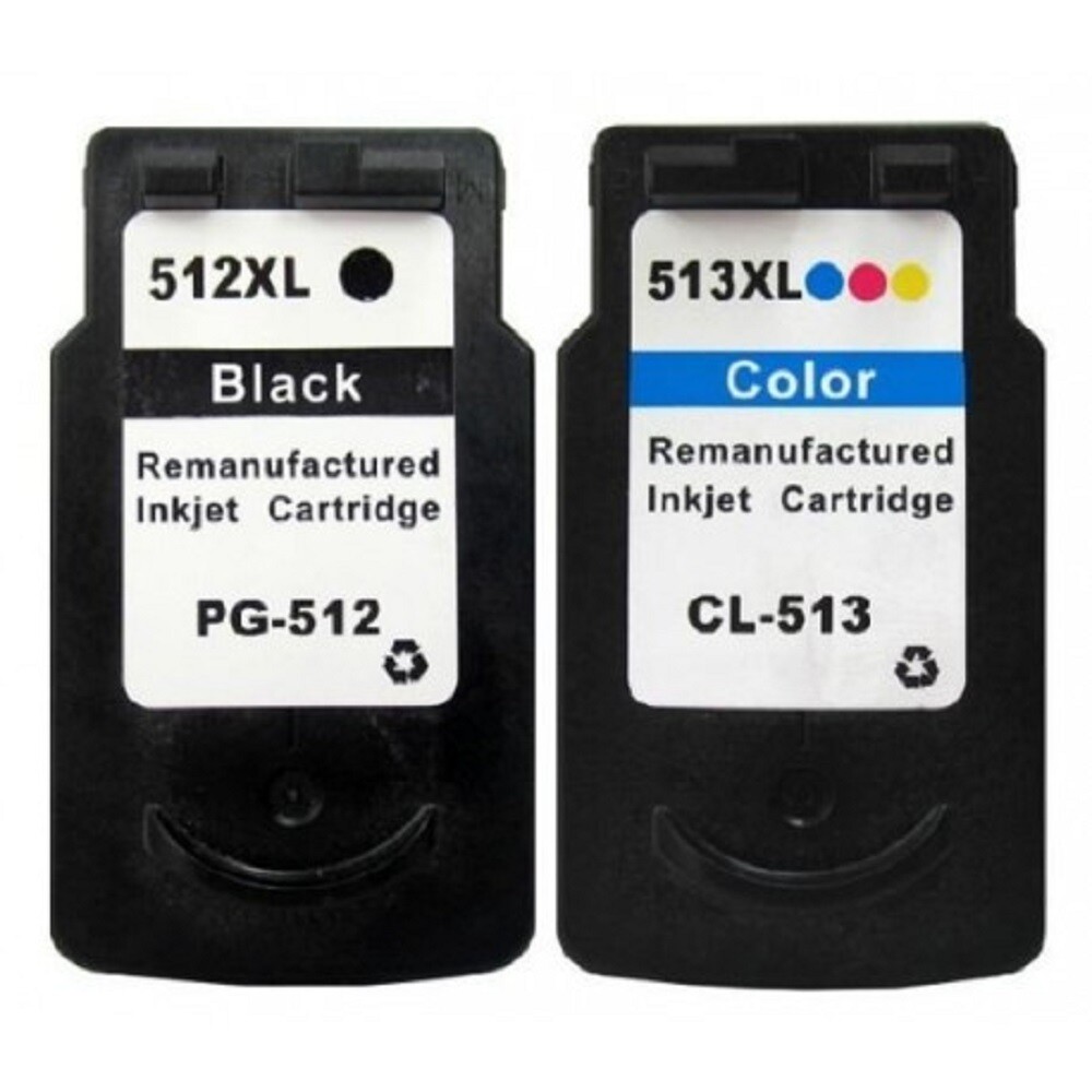 Cartouches d'encre Canon 512 513 XL haute autonomie pour Pixma MP et MX