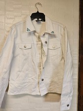 Vintage Vtg Lighthouse Apparel Denim Jacket Size M