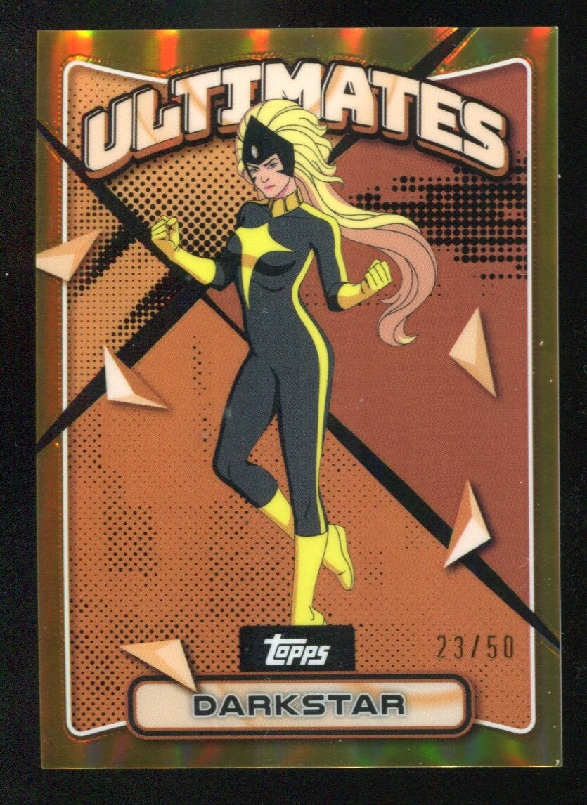 Darkstar 2025 Topps Finest Marvel X-Men ’97 Common Gold /50 #10