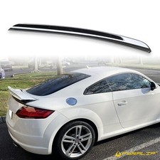 Fyralip Y15 Painted Black Custom OK Boot Lip Spoiler for Audi TT 8S Coupe