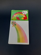 Vintage Rainbow Recipe Cards Made in the USA Vintage