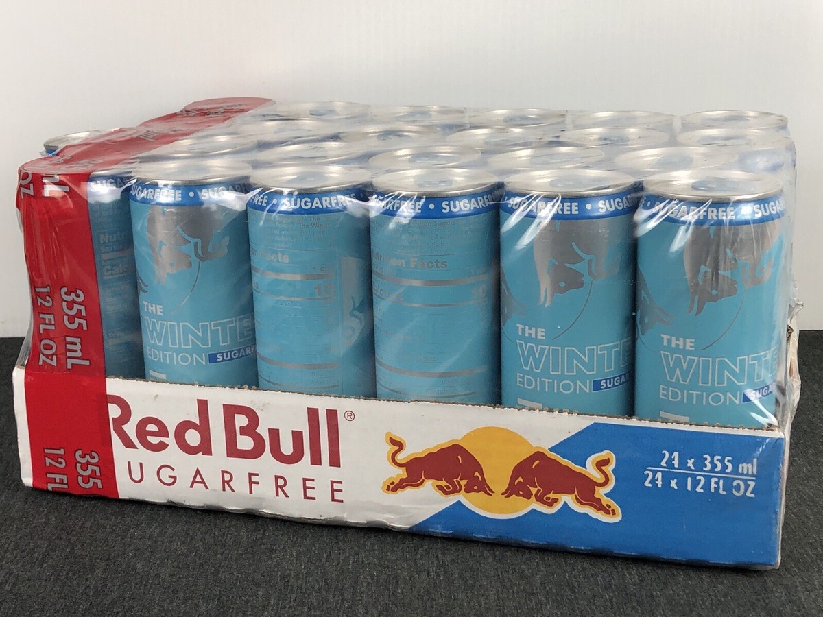 Red Bull Winter Edition 24本×2　48本セット The Red Bull Energy Drink Winter Edition, featuring mikan