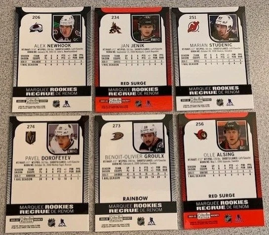 Hockey RCs - O-PEE-CHEE PLATINUM Rookies Various Years - You Pick - Free S/H - Image 3 of 3