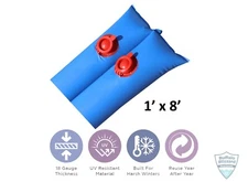 Buffalo Blizzard 18 Gauge 1' x 8' Water Tubes For Swimming Pool Covers - 6 Pack