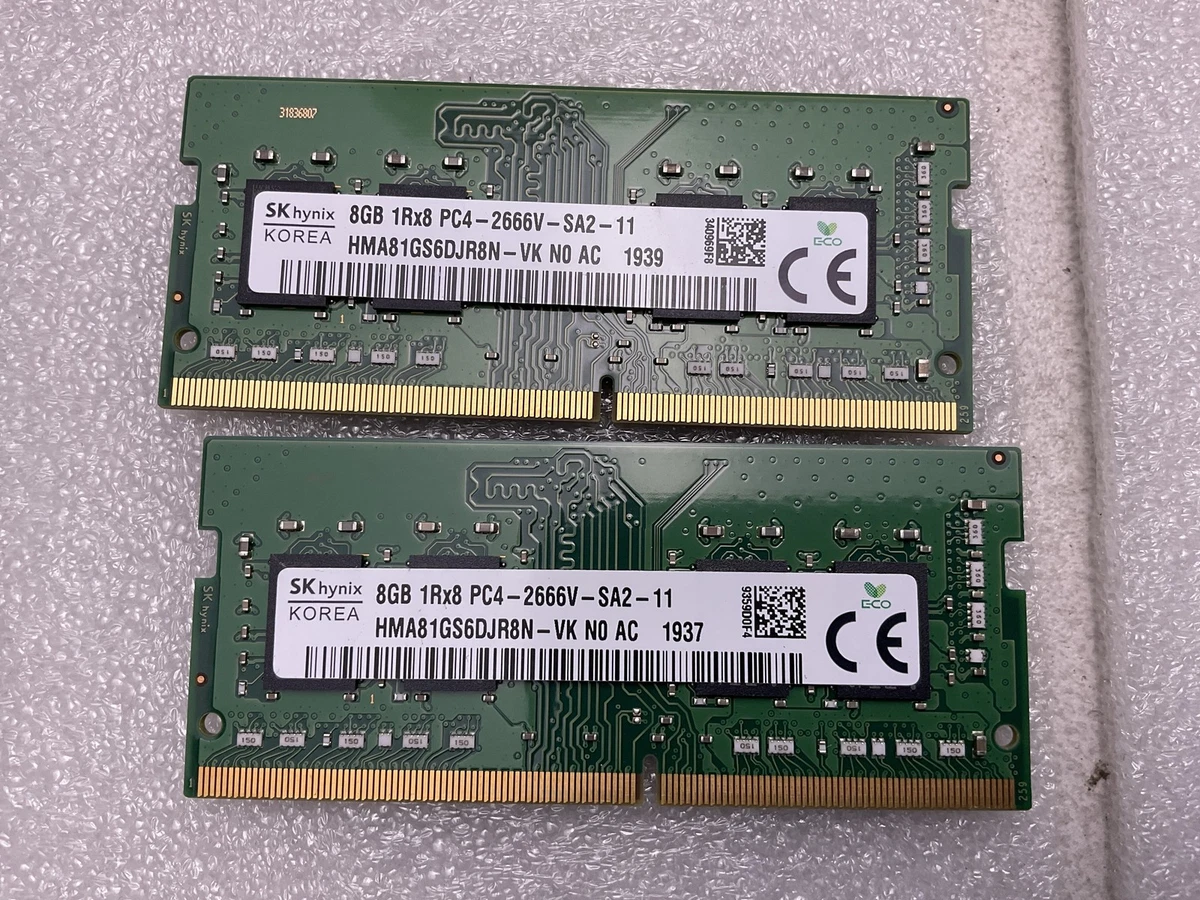 PC4-21300 (DDR4-2666) Bus Speed Computer RAM 16 GB Total Capacity