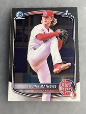 2025 Bowman Chrome Prospects #BCP-25 Quinn Mathews 1st
