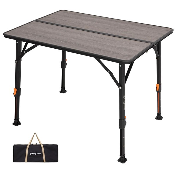KingCamp Campingtisch Meteora Camping Falttisch Klapptisch Leicht Stufenlos-image
