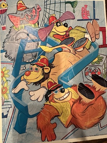 A Set Of Three Vintage The Banana Splits Tray Puzzles 1969 Hanna-Barbera - Picture 3 of 5