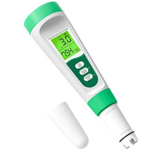 5 in 1 Salt Tester for Saltwater Pool  PH Meter, High Accuracy Pool Salt Tester