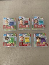 Cocomelon JJ & Friends Cruisers Lot of All 6- Figure w/ Car- 2024- New & Sealed!