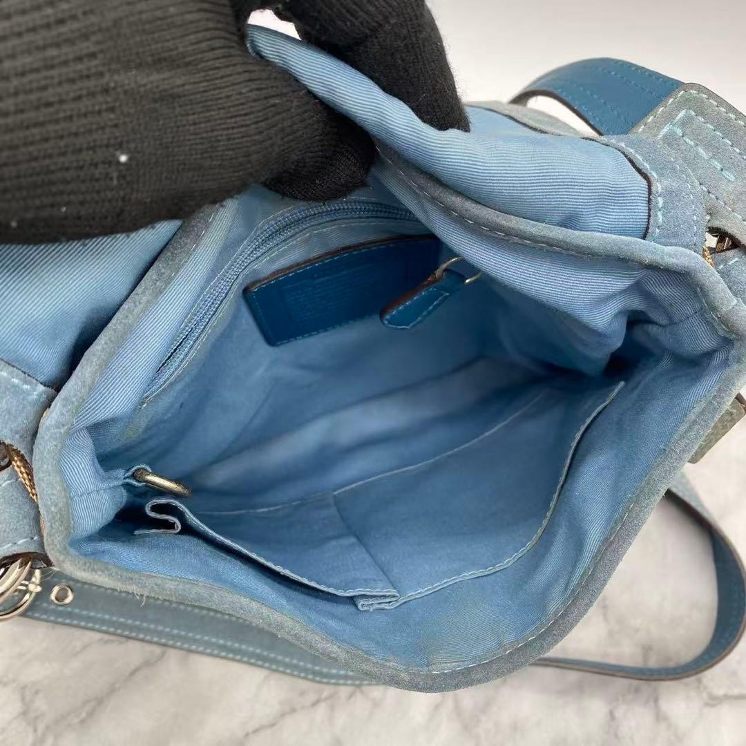 COACH Leather Patchwork Python Shoulder Crossbody… - image 16