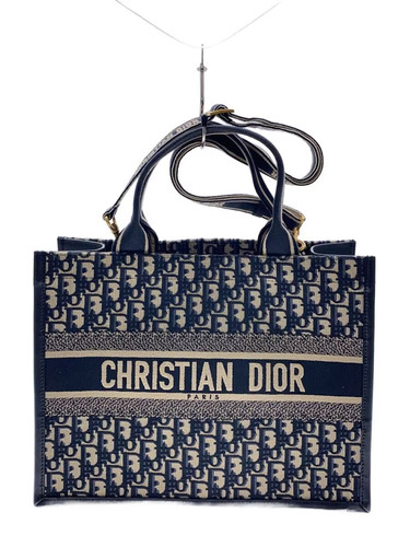 Christian Dior Book Tote Canvas Cream Unisex Bag #SSB13271