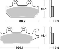 Brembo Bremsbelagsatz, Scheibenbremse Prime - Sinter - SD 07GR97SD