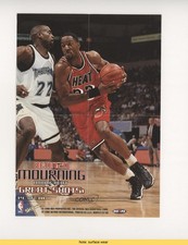 1997-98 NBA Hoops Great Shots Alonzo Mourning #14 HOF READ 0l2