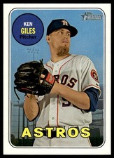 2018 Topps Heritage #269 Ken Giles Houston Astros Baseball
