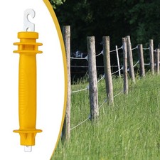 Electric Fence Gate Handle with Spring, Fencing Internal Spring Hook for Garden