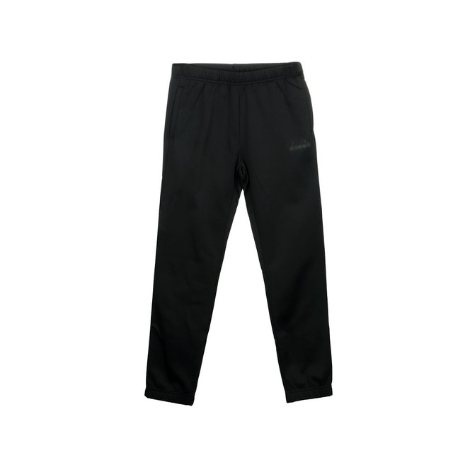 diadora Junior Running Pants Youth Boys Black Casual Athletic Bottoms 180629-800