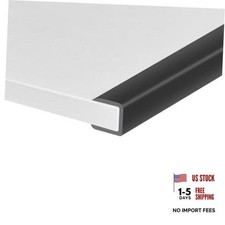 Rubber Edge Trim, Self-Adhesive U Channel Edge Protector for Plywood, Cabinet,